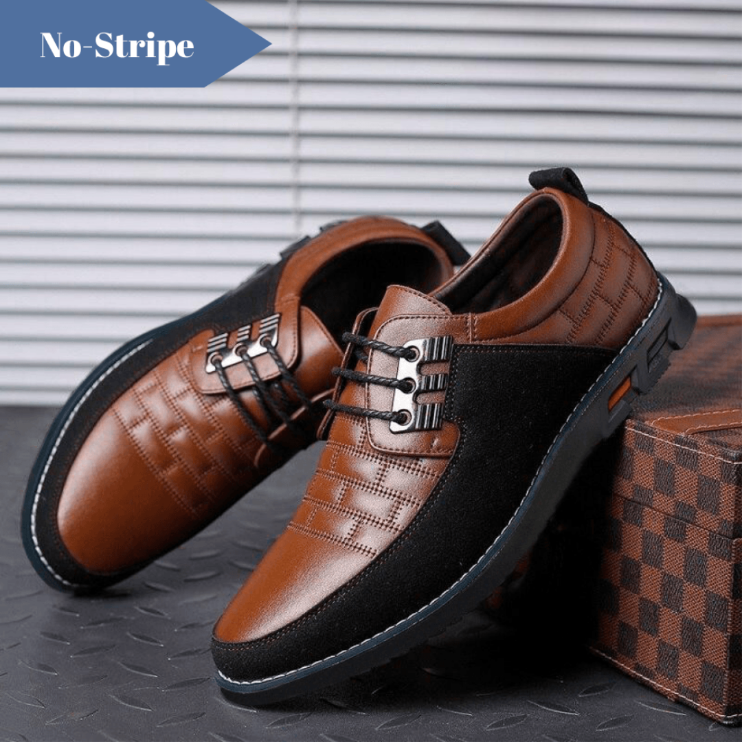 Vittorio Fine - No-Stripe Leather Shoes - Oxford Elegance