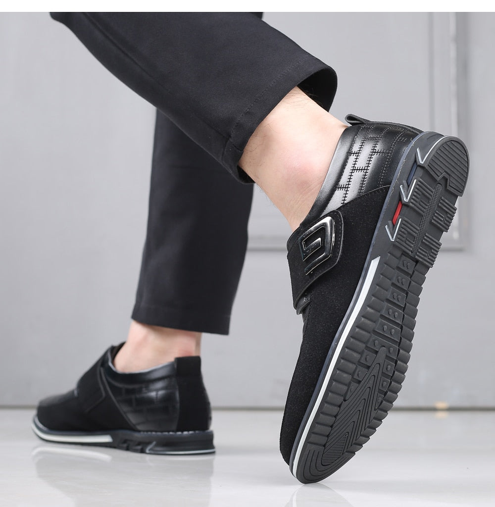 Vittorio Fine - Velcro Leather Shoes - Oxford Elegance