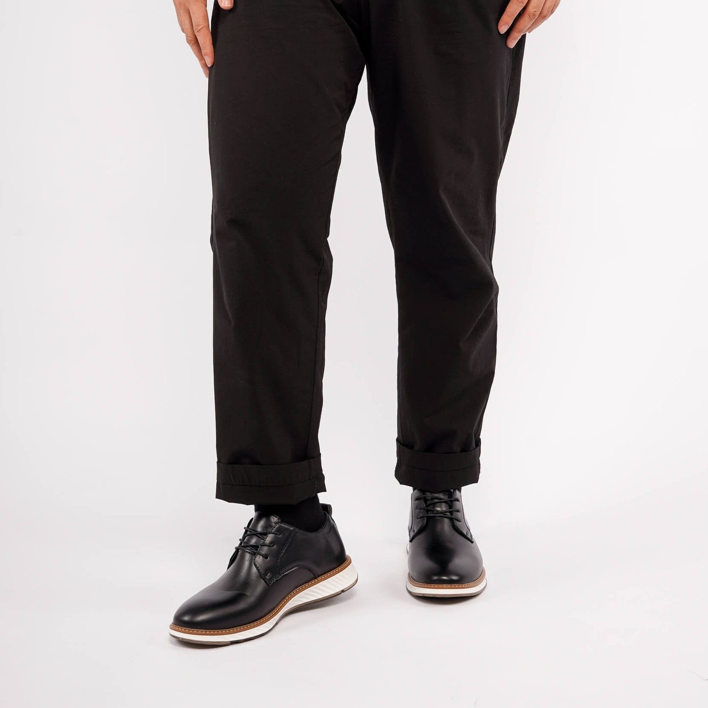 Vittorio Fine - Grandeur Leather Oxford Shoes - Black