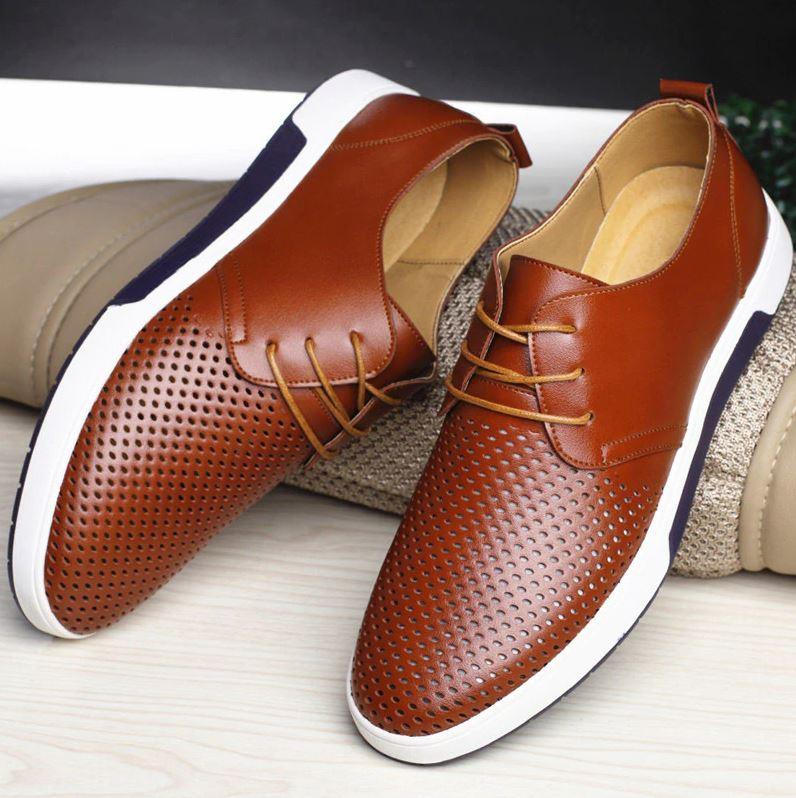 Vittorio Fine - Respirer™ Leather Shoes - Oxford Elegance