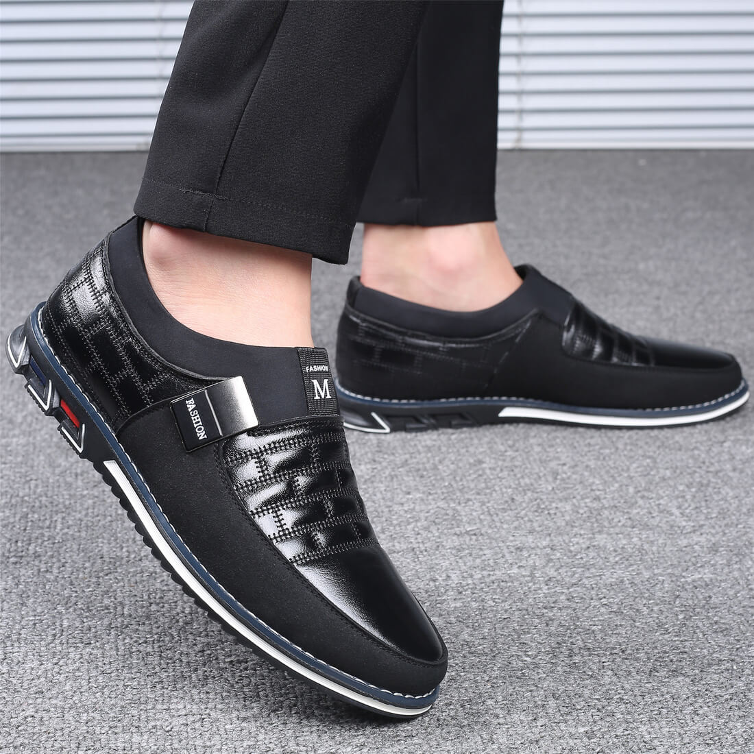 Vittorio Fine - Slip-On Leather Shoes - Oxford Elegance
