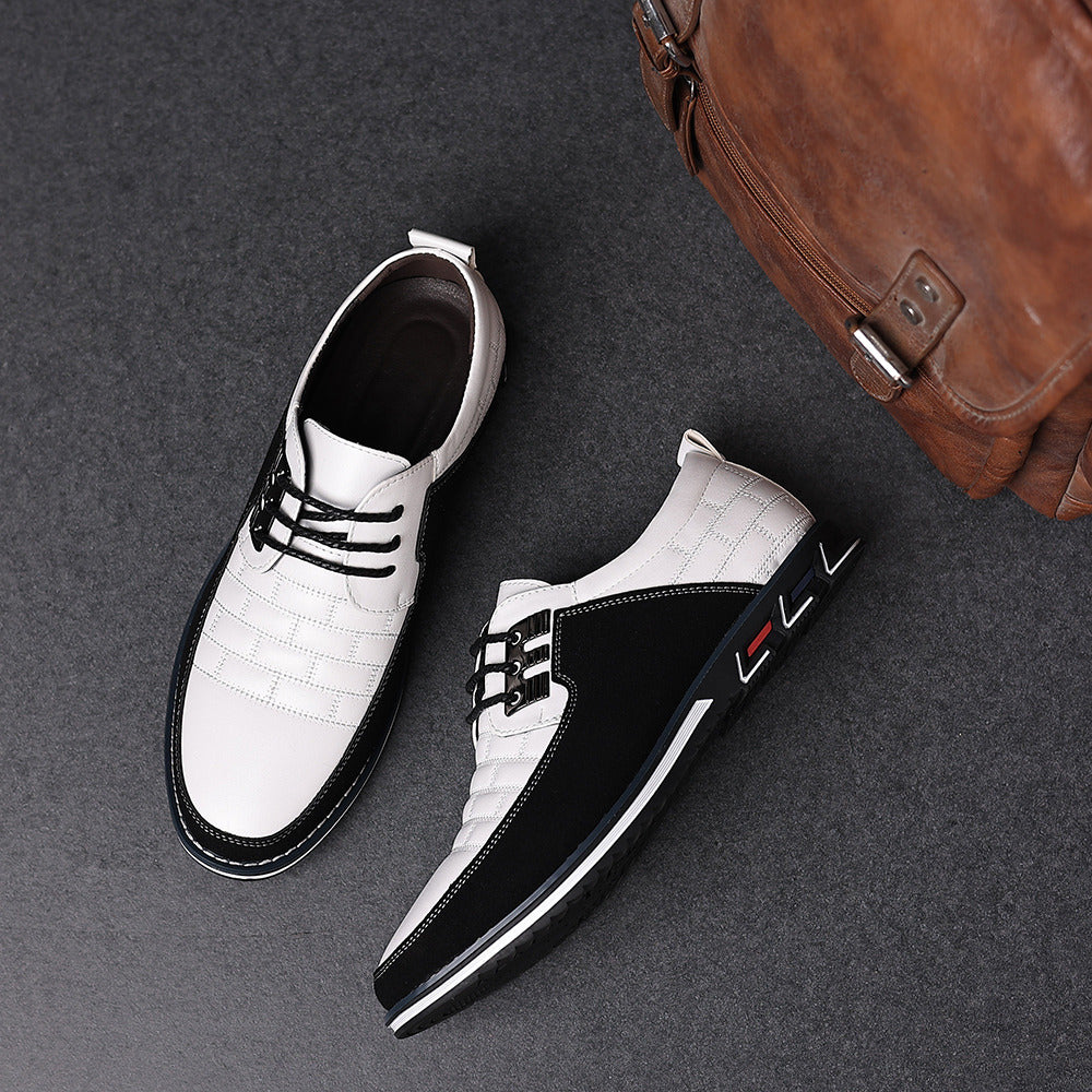 Vittorio Fine - Derby White Leather Shoes - Oxford Elegance