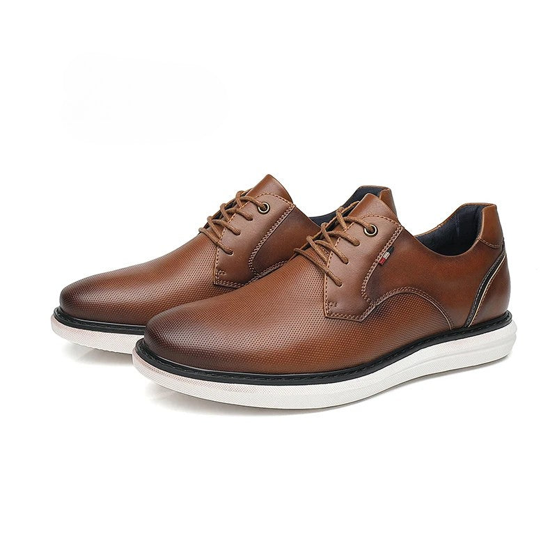 Vittorio Fine - Waterproof Leather Shoes - Brown
