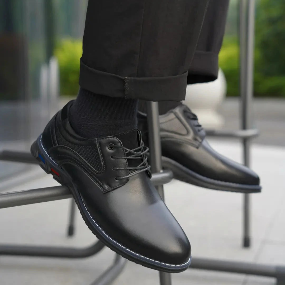 Vittorio Fine - Lisse No-Stripe Dress Shoes - Oxford Elegance