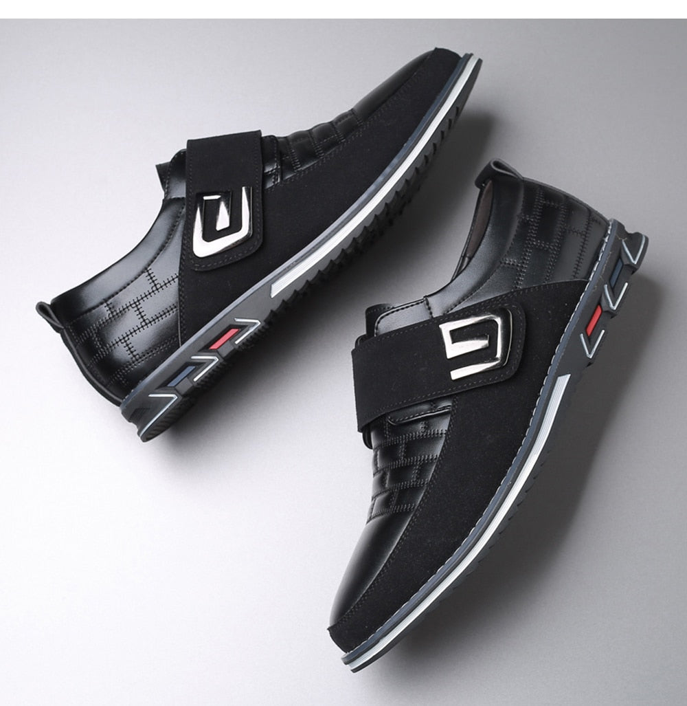Vittorio Fine - Velcro Leather Shoes - Oxford Elegance