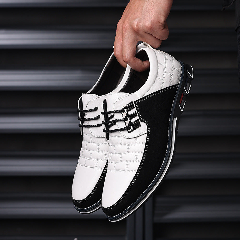 Vittorio Fine - Derby White Leather Shoes - Oxford Elegance