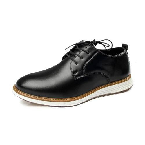 Vittorio Fine - Grandeur Leather Oxford Shoes - Black