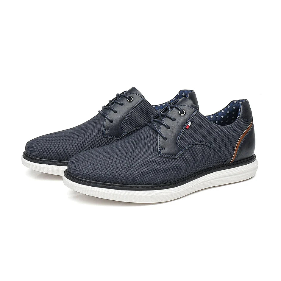 Vittorio Fine - Waterproof Leather Shoes - Blue