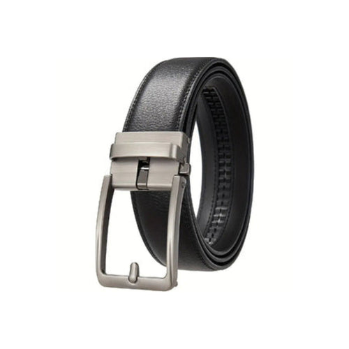 Vittorio Fine - Premium Oxford Casual Leather Belt – OneSize Comfort Black