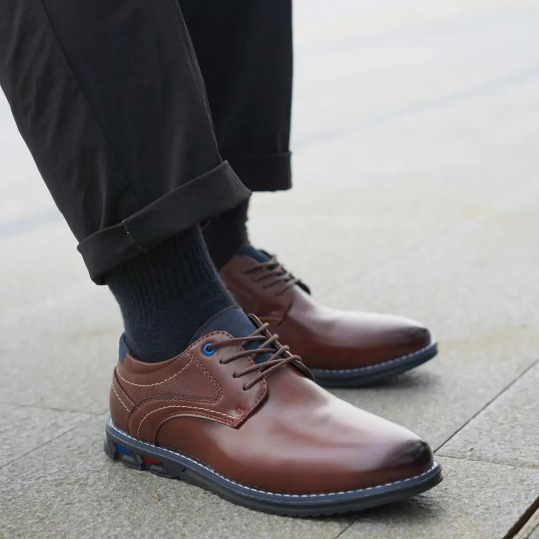 Vittorio Fine - Lisse No-Stripe Dress Shoes - Oxford Elegance