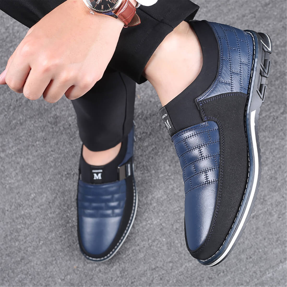 Vittorio Fine - Slip-On Leather Shoes - Oxford Elegance