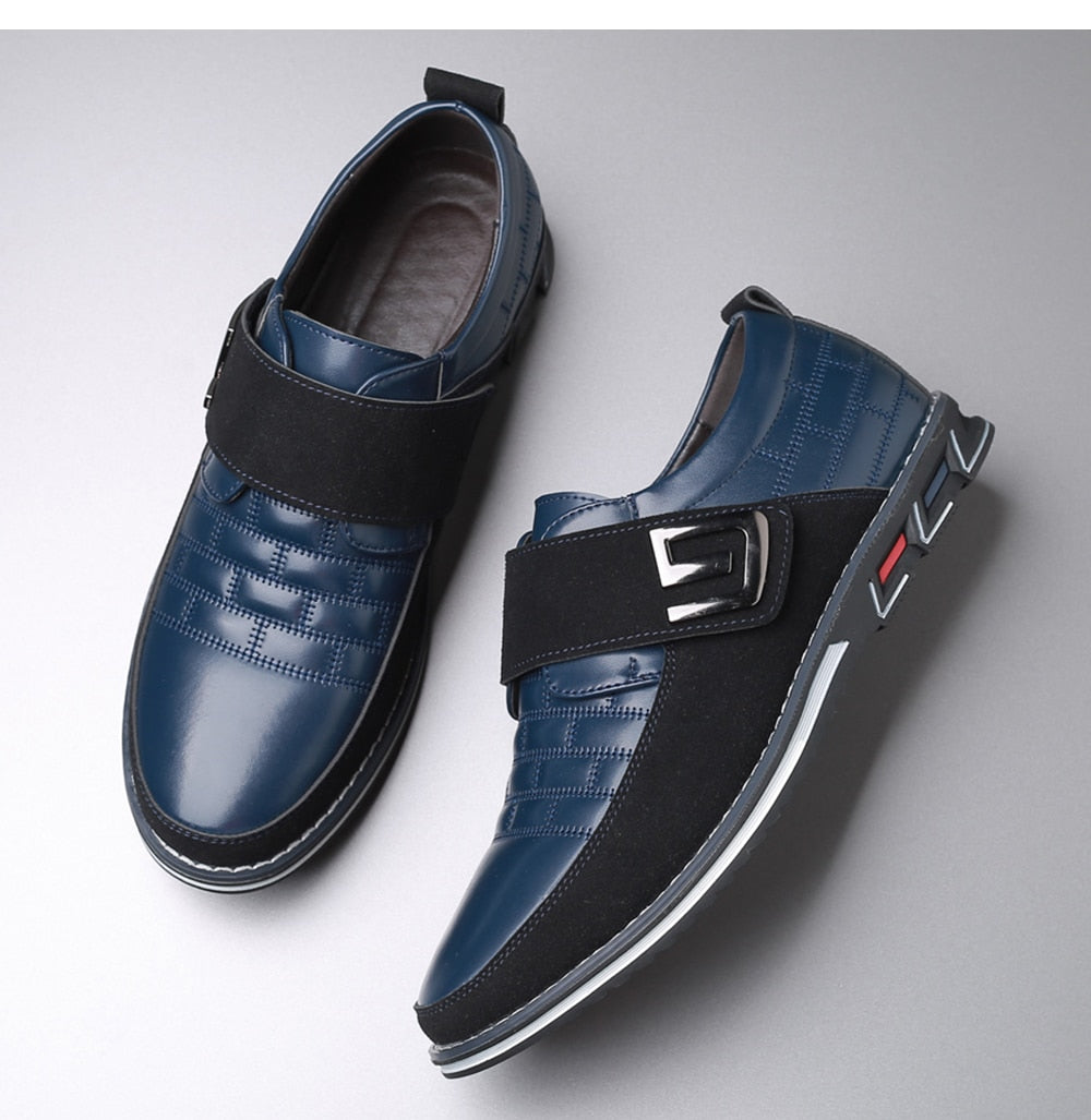 Vittorio Fine - Velcro Leather Shoes - Oxford Elegance