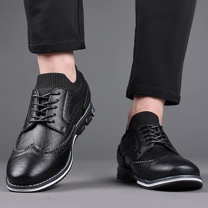 Vittorio Fine - Classic Slip-On Leather Shoes - Oxford Elegance