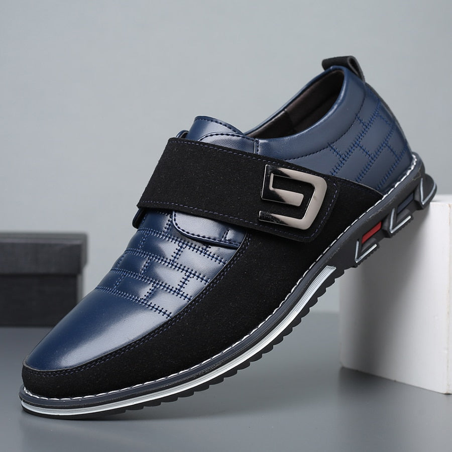 Vittorio Fine - Velcro Leather Shoes - Oxford Elegance