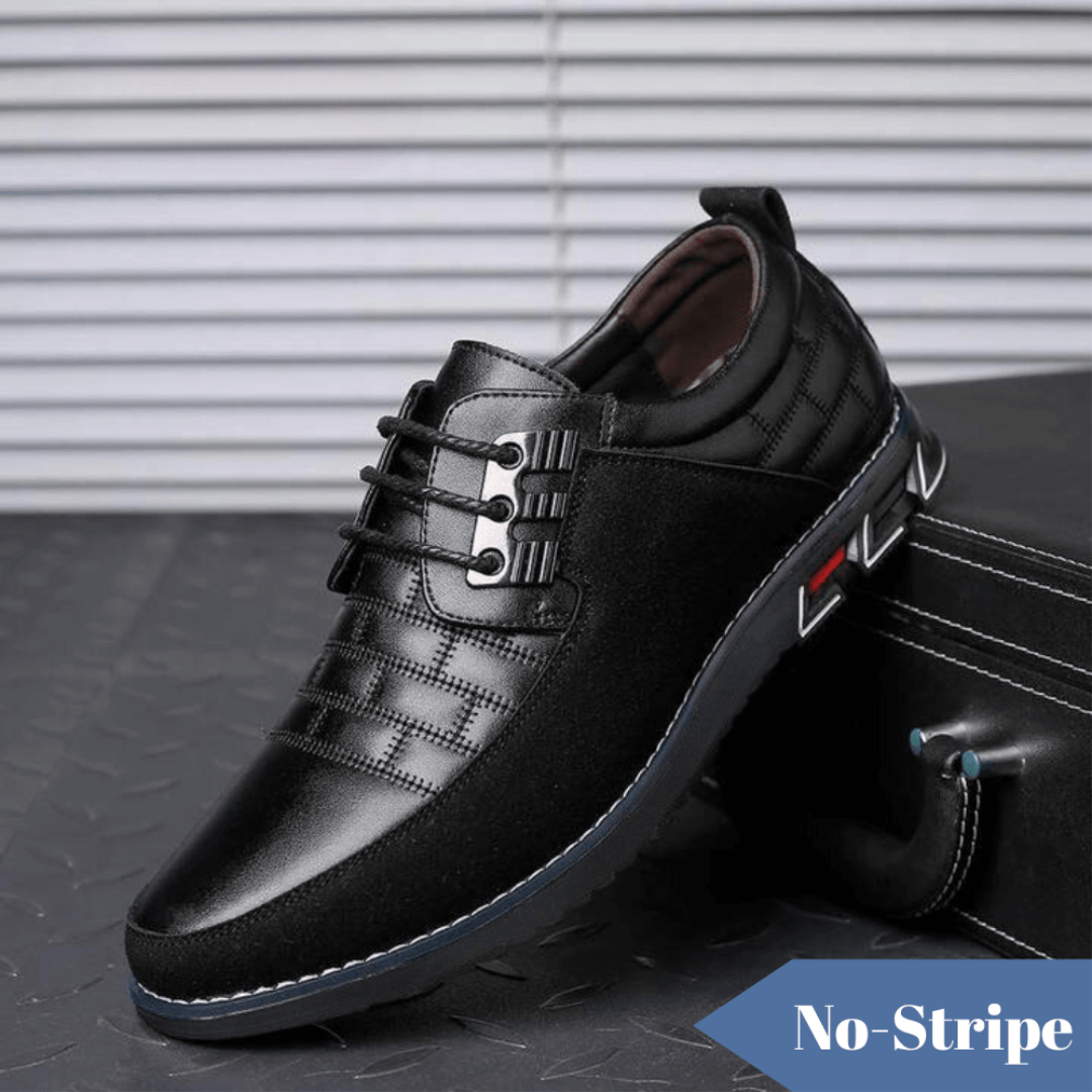 Vittorio Fine - No-Stripe Leather Shoes - Oxford Elegance