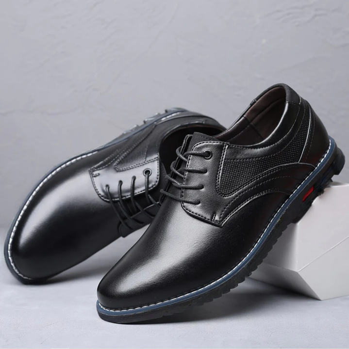 Vittorio Fine - Lisse No-Stripe Dress Shoes - Oxford Elegance