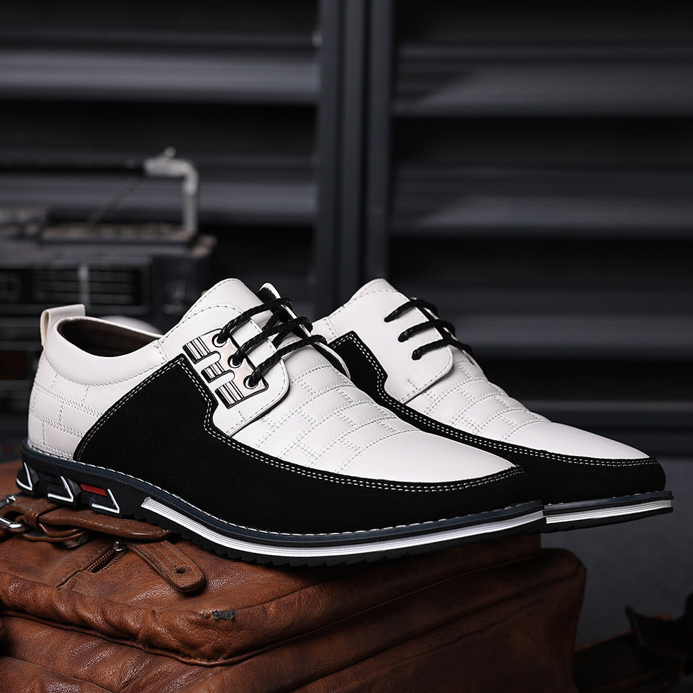 Vittorio Fine - Derby White Leather Shoes - Oxford Elegance