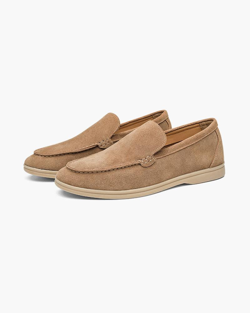 Vittorio Fine - Men’s Premium Suede Loafers – Slip-On Style