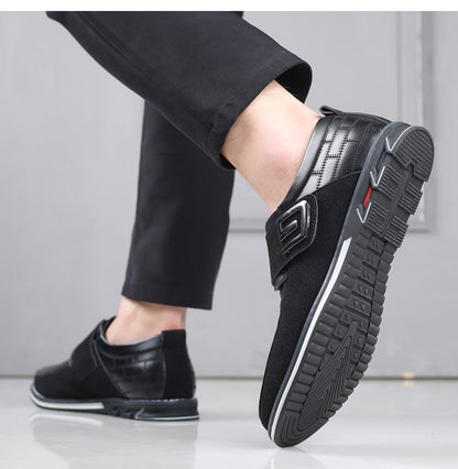 Vittorio Fine - Velcro Leather Shoes - Oxford Elegance