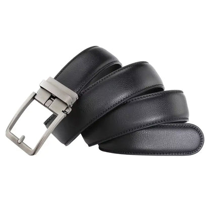 Vittorio Fine - Premium Oxford Casual Leather Belt –  OneSize Comfort Black