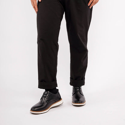 Vittorio Fine - Grandeur Leather Oxford Shoes - Black