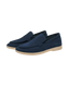 Vittorio Fine - Men’s Premium Suede Loafers – Slip-On Style - Navy Blue