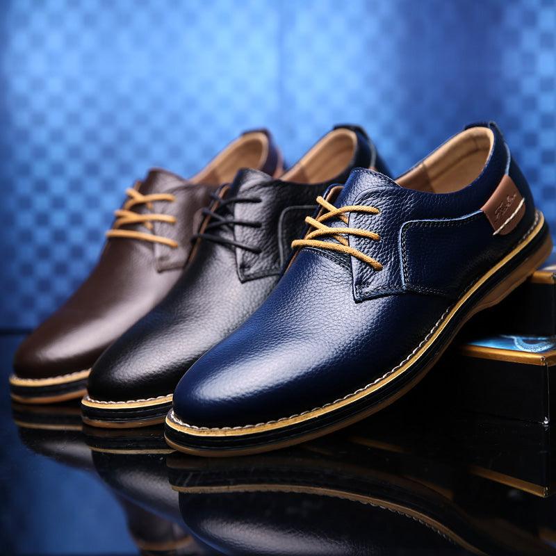 Vittorio Fine - Piqûre Leather Dress Shoes - Oxford Elegance