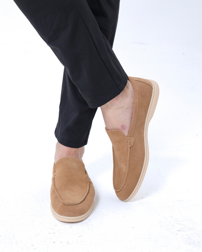 Vittorio Fine - Men’s Premium Suede Loafers – Slip-On Style
