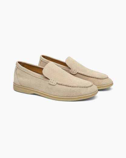 Vittorio Fine - Men’s Premium Suede Loafers – Slip-On Style