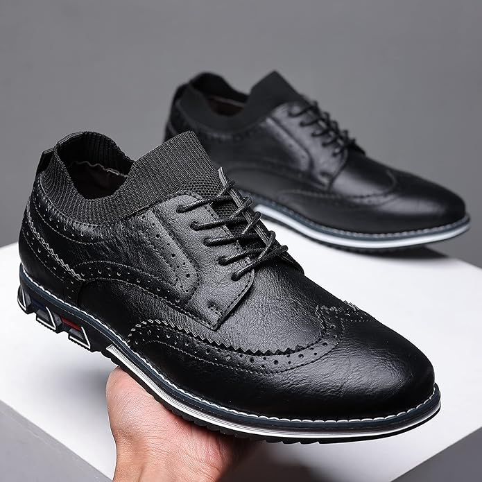 Vittorio Fine - Classic Slip-On Leather Shoes - Oxford Elegance