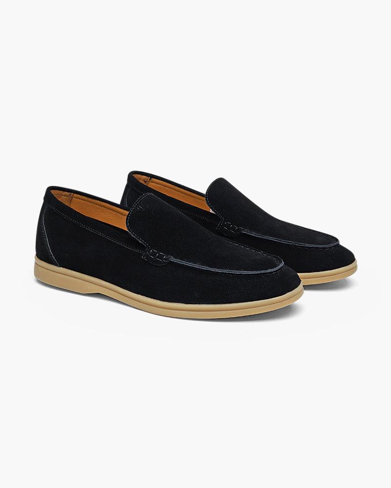 Vittorio Fine - Men’s Premium Suede Loafers – Slip-On Style