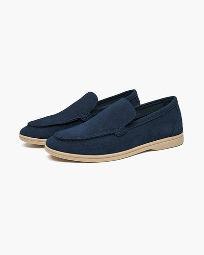 Vittorio Fine - Men’s Premium Suede Loafers – Slip-On Style