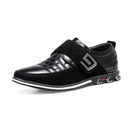 Vittorio Fine - Velcro Leather Shoes - Oxford Elegance