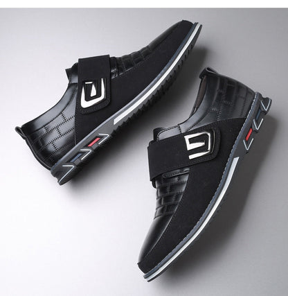 Vittorio Fine - Velcro Leather Shoes - Oxford Elegance
