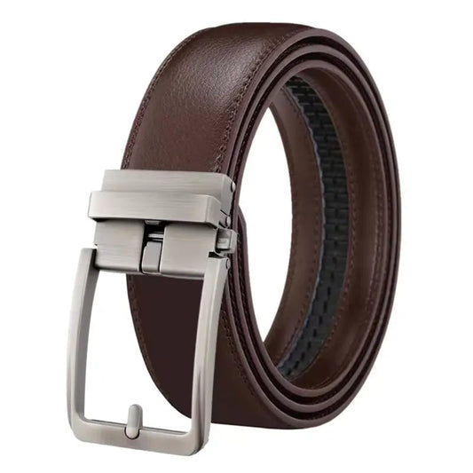 Vittorio Fine - Premium Oxford Casual Leather Belt –  OneSize Comfort Brown