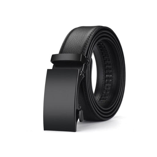 Vittorio Fine - Centura™ Black Leather Belt - Oxford Elegance