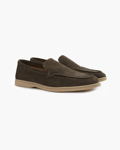 Vittorio Fine - Men’s Premium Suede Loafers – Slip-On Style