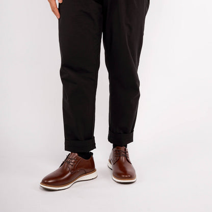 Vittorio Fine - Grandeur Leather Oxford Shoes - Brown