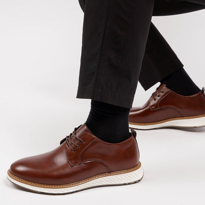 Vittorio Fine - Grandeur Leather Oxford Shoes - Brown