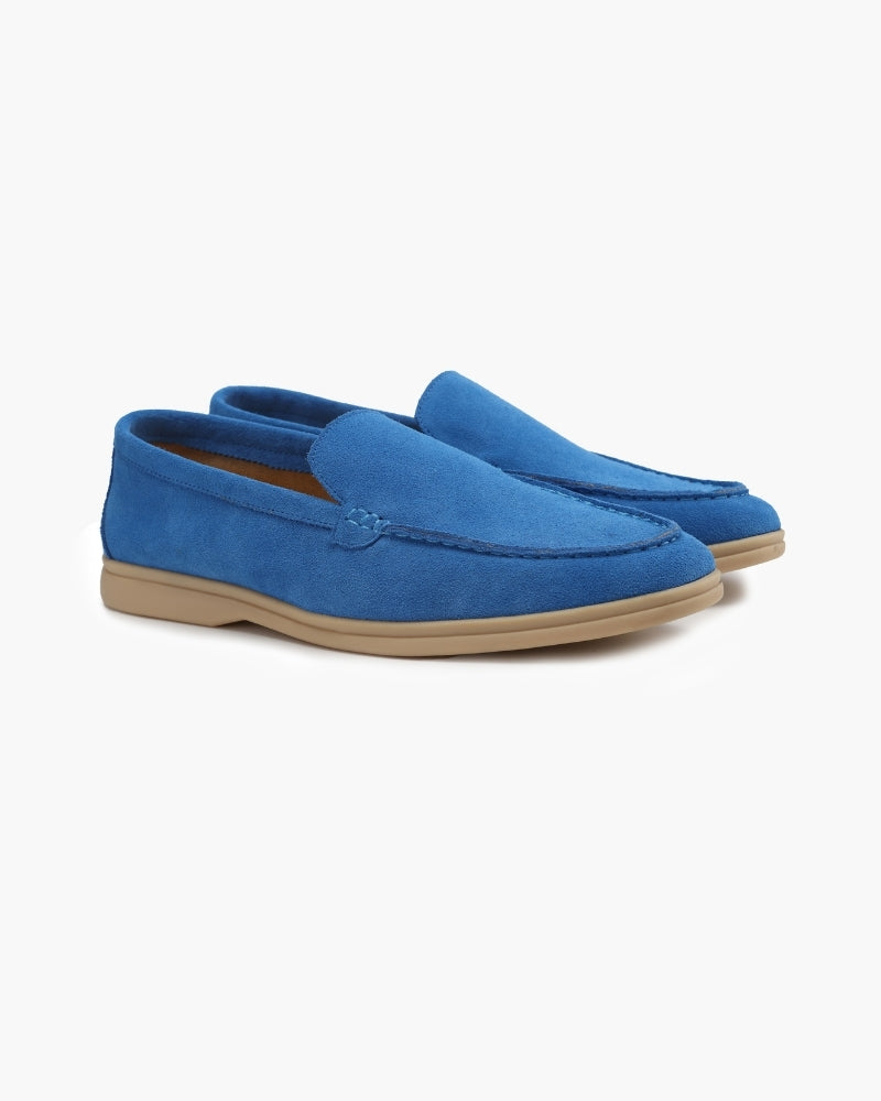 Vittorio Fine - Men’s Premium Suede Loafers – Slip-On Style